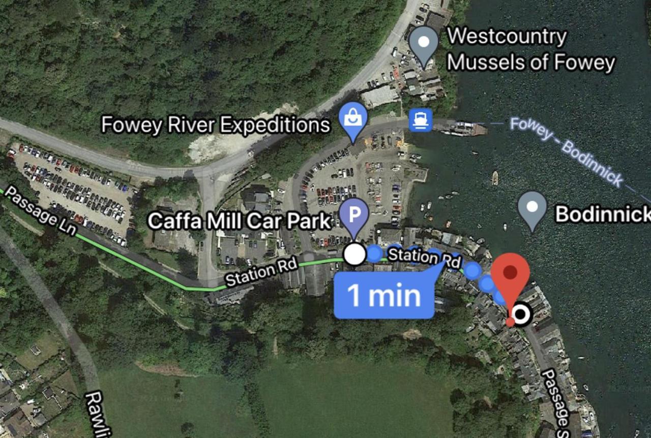 Villa The Slipway Fowey Harbour Parking 1 Min & Garden Esterno foto